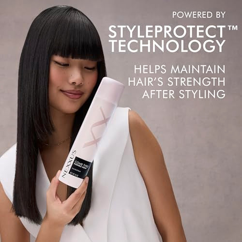 Nexxus Styling Spray Comb Thru Finish Flexible Hold Hairspray Powered by STYLEPROTECT Technology 10 oz