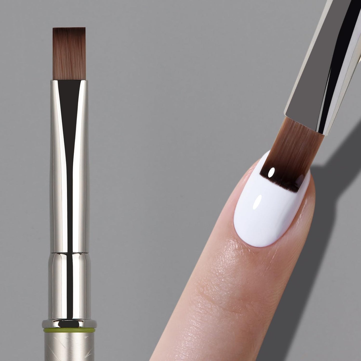 EliteAlly Nail Art Brushes - 12mm Slim Liner Brush for Professional Nail Art Design | Perfect for Manicure Painting