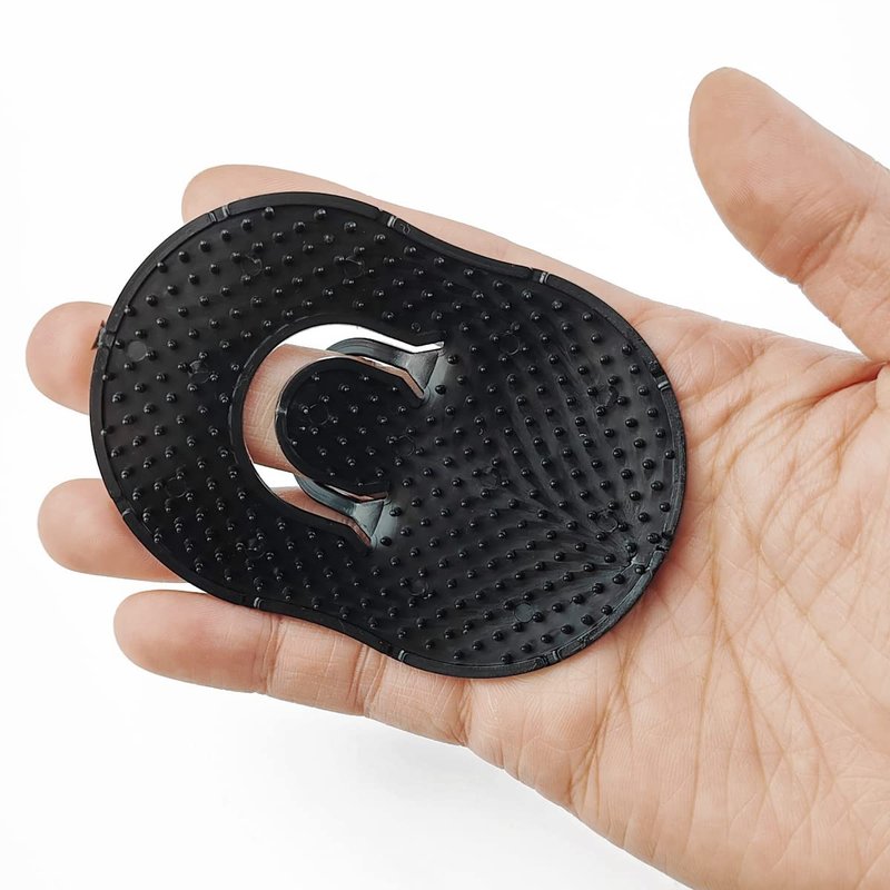 GXXMEI 24PCS Pocket Palm Combs for Men Women Soft Pocket Brush Portable Shampoo Pocket Combs (Black)