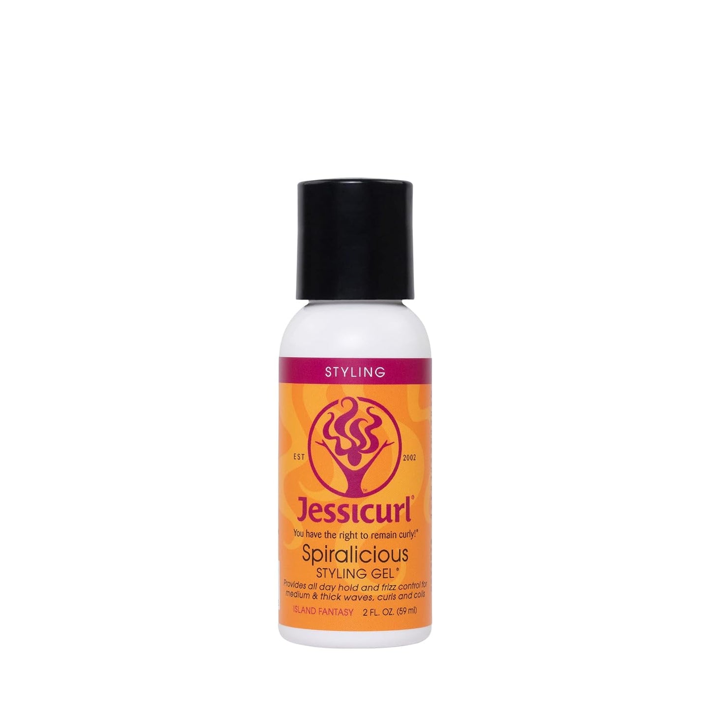 Jessicurl Spiralicious Gel - Citrus Lavender Curl Defining Gel for Frizz Control | 32 Fl Oz, All Hair Types