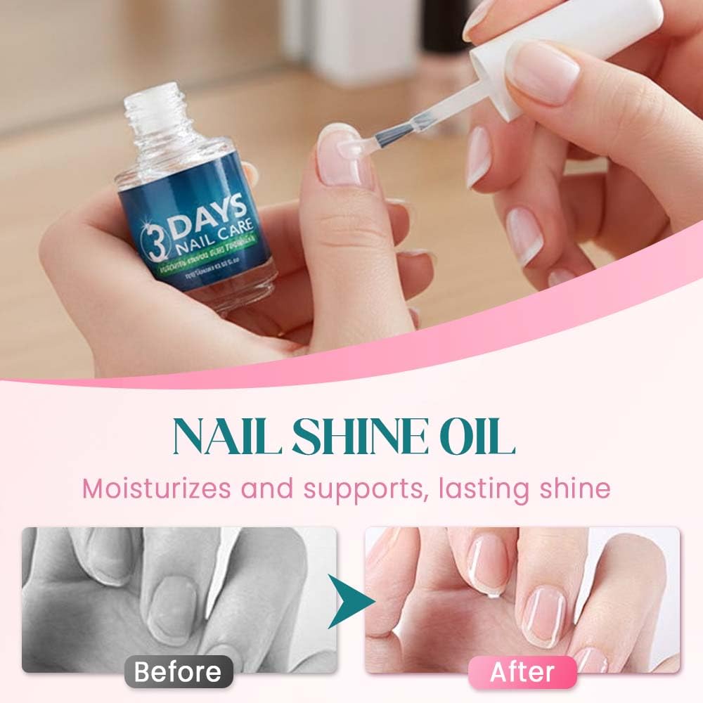 Nail Care Oil with Keratin - Strengthen & Hydrate Nails for Long-Lasting Shine | 1 PCS