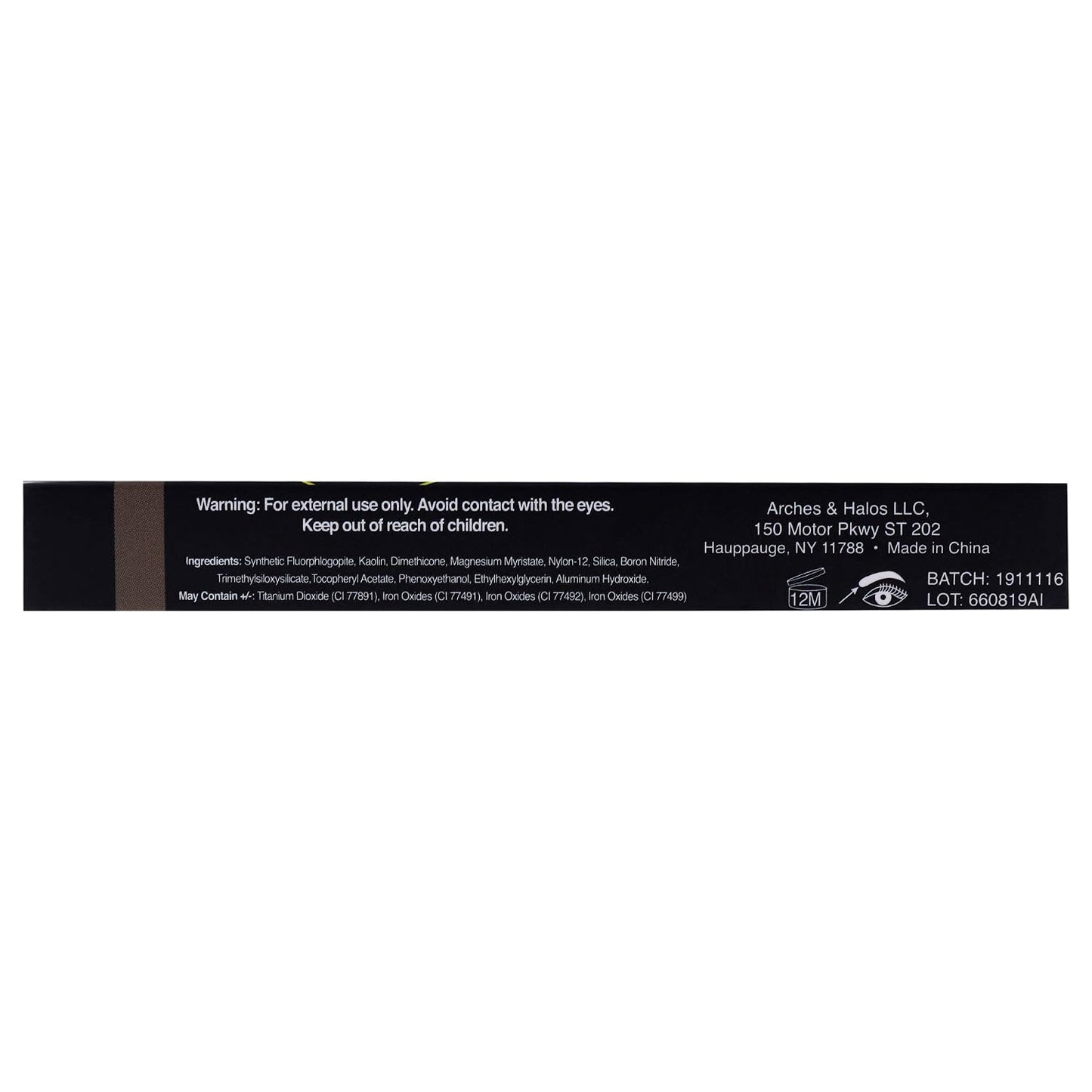Duo Luxury Brow Powder - Versatile Vegan Compact for Full, Defined Brows - Charcoal | 0.88 oz