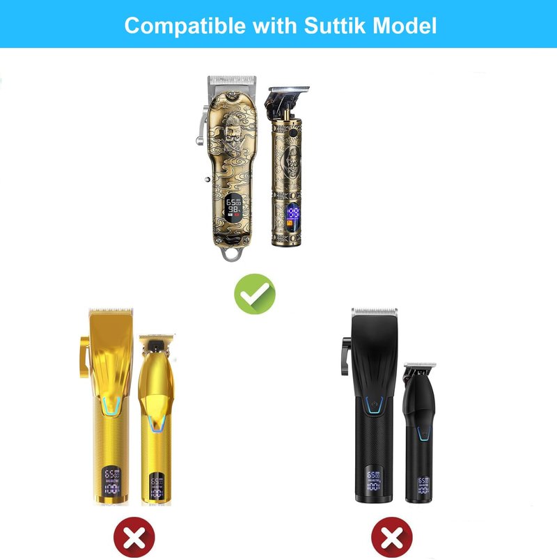 Odinxixi Replacement Suttik Hair Clippers Charger USB Charging Cable Compatible with Suttik Hair Trimmers Charger Cord