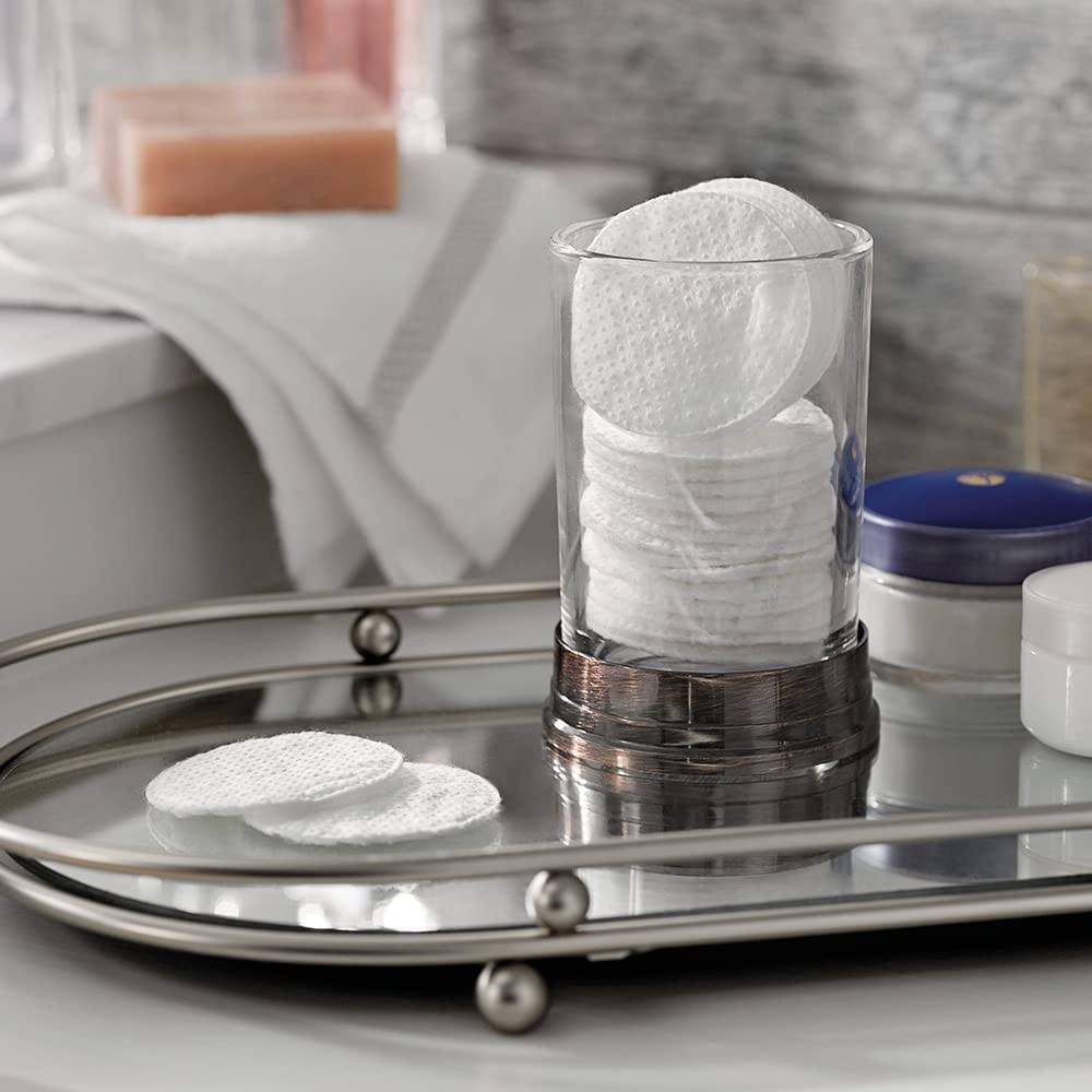 Exfoliating Makeup Remover Cotton Rounds - Dual-Sided Textured, 100 Count
