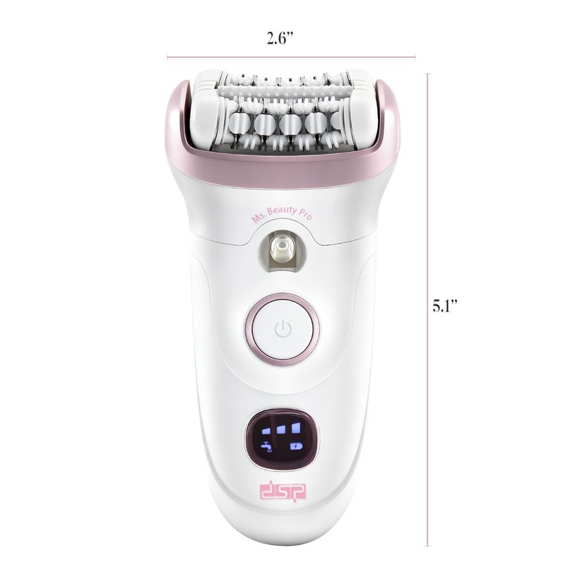 DSP 2 in 1 Women's Shaver - Electric Hair Removal Device with LED Display,Fast Charging for Face/Legs/Arms