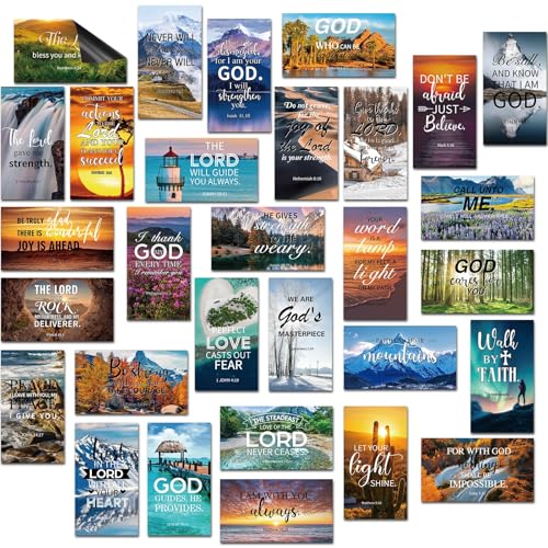 60 Inspirational Christian Refrigerator Magnets with Bible Verses