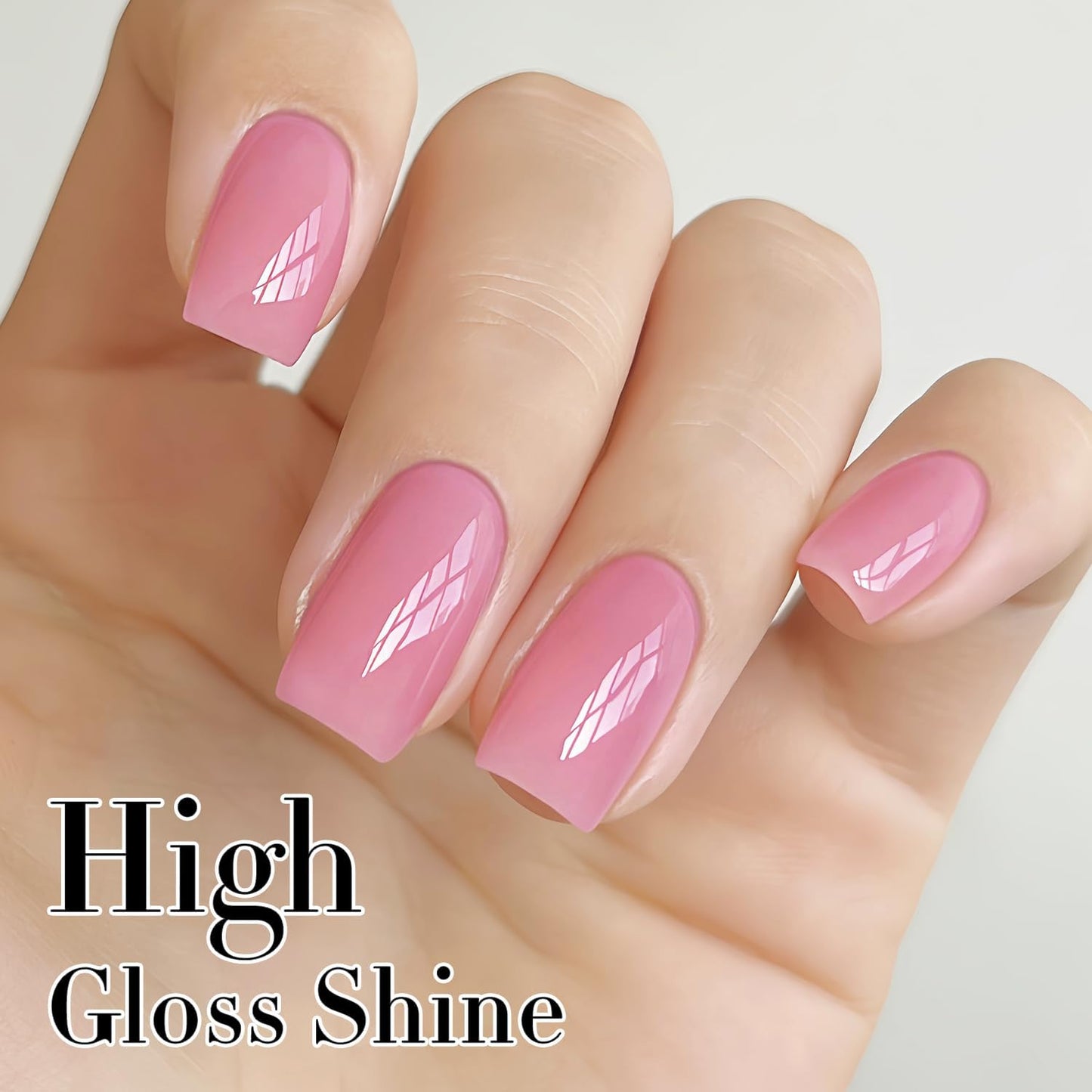 modelones Nail Strengthener Jelly Purple Pink Nail Repair for Damaged Nails Strengthening Polish 15ml Nail Growth and Strengthener Natural Concealer Foundation Nail Care Gifts for Women