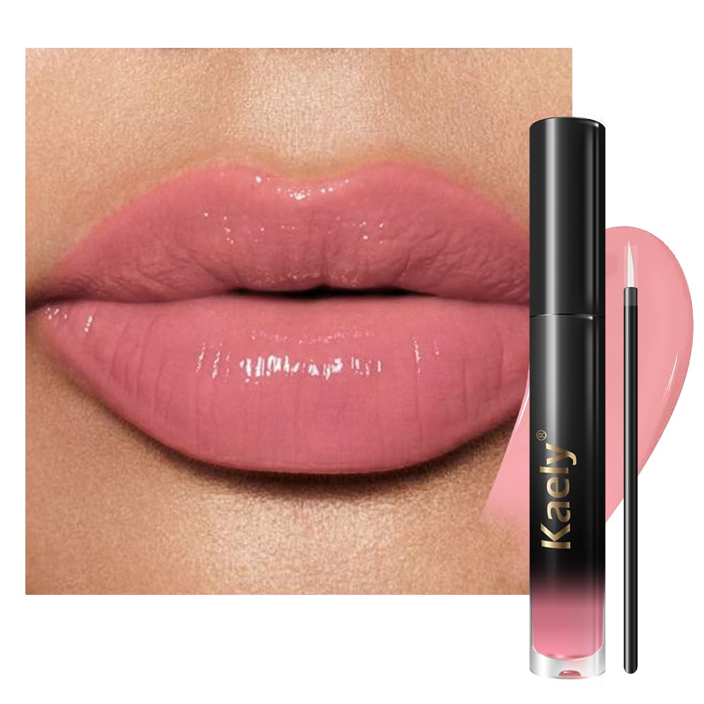 Kaely Longwear No-Budge Lipstick - Highly Pigmented Liquid Lip Color, Waterproof & Smudge-Proof | 24-Hour Wear, Vegan, 18 Nude