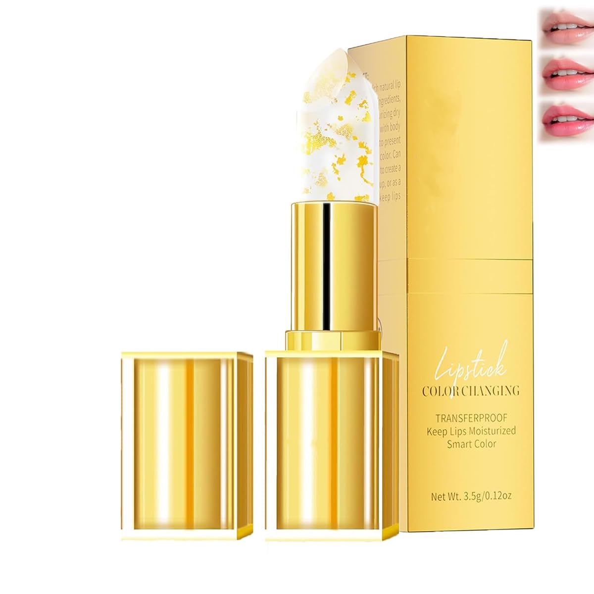 True Tone PH Adjusting Lipstick - Transferproof Color-Changing Lipstick for Women | Long-Lasting Moisturizing Formula