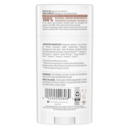 Schmidt's Aluminum-Free Natural Deodorant, Sandalwood & Citrus, 2.65 oz, 2 ct