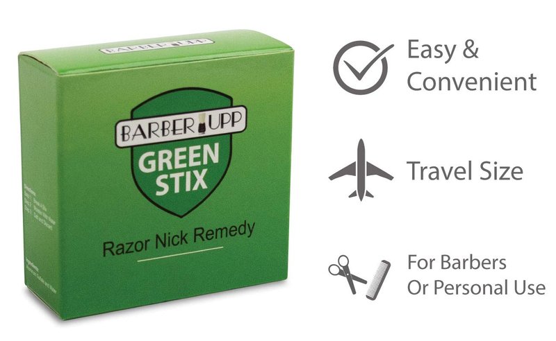 Styptic Sticks for Razor Nicks - 6 Pack (120 Green Stix) Stops Bleeding Shaving Accessories for Men & Women | Disposable, Sanitary, & Fragrance-Free | Ideal for Barbers, Salons, Travel or Personal