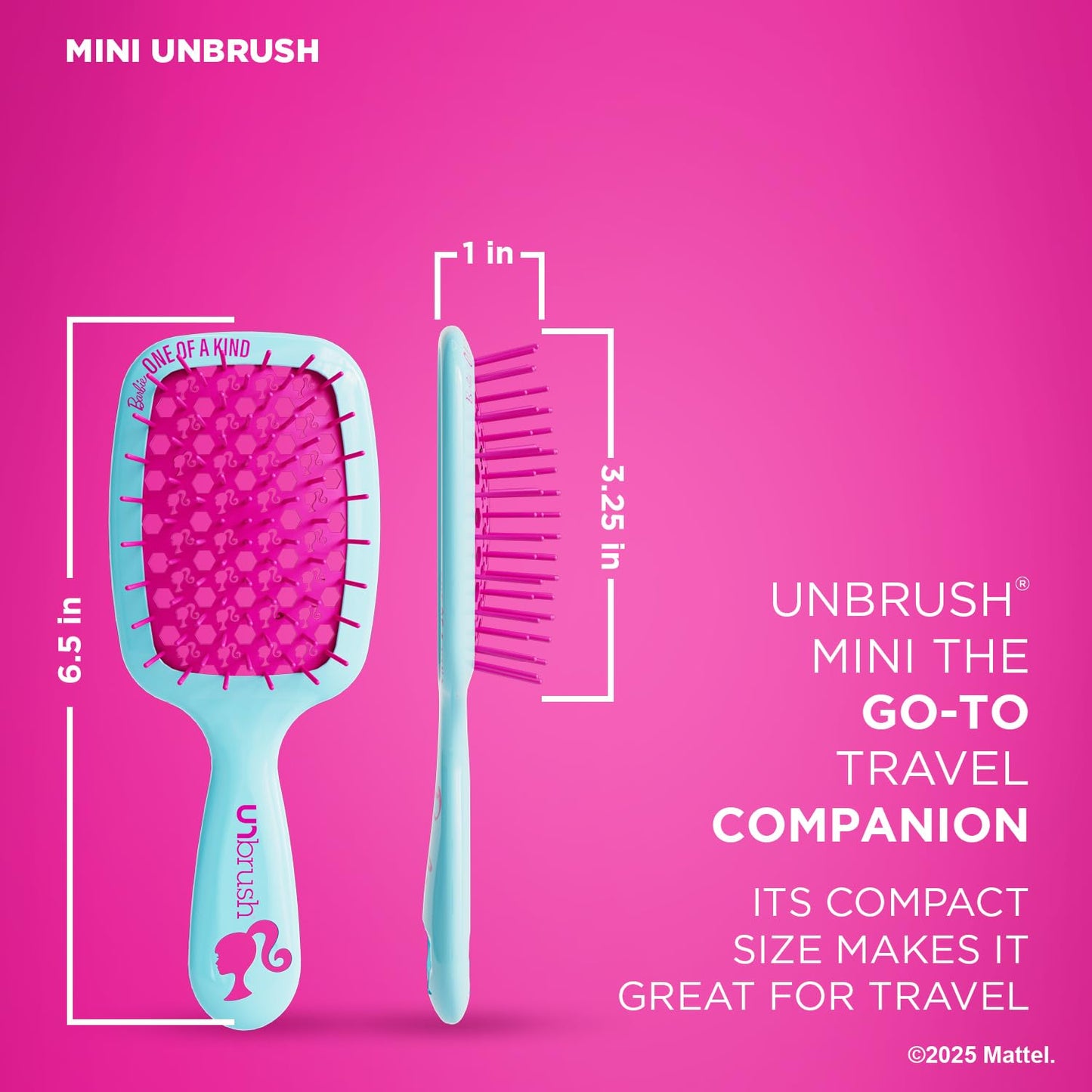 Barbie Detangling Brush Duo - Effortless Hair Care - Blue Color