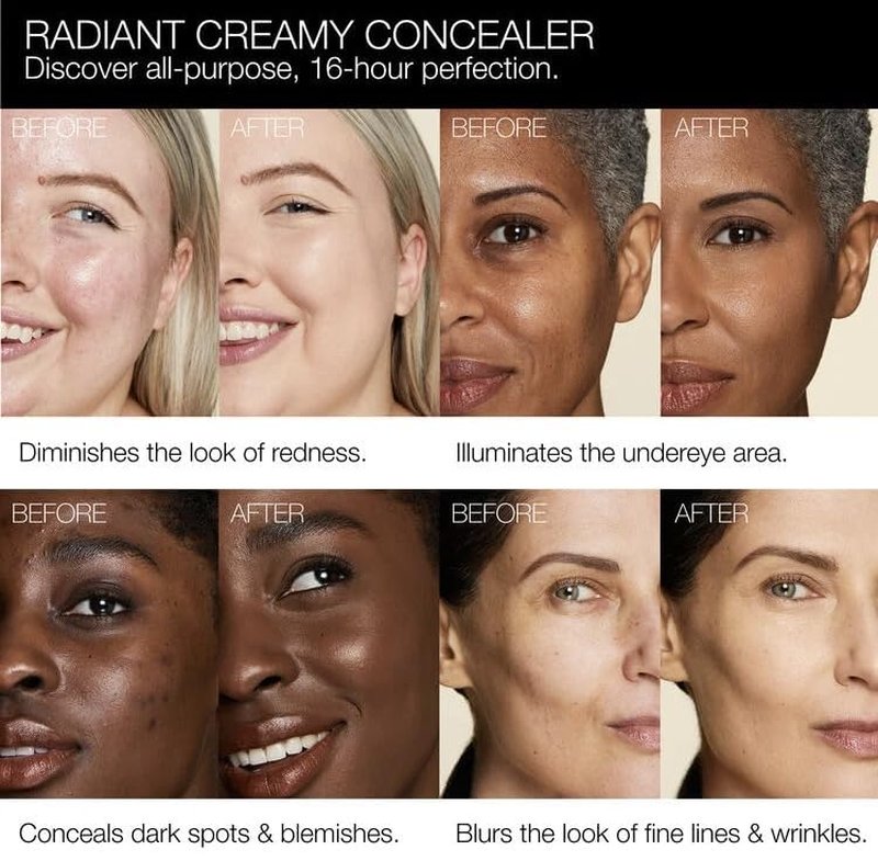 NARS Radiant Creamy Concealer - Nougatine Shade | 0.22 Fl Oz for Flawless Coverage