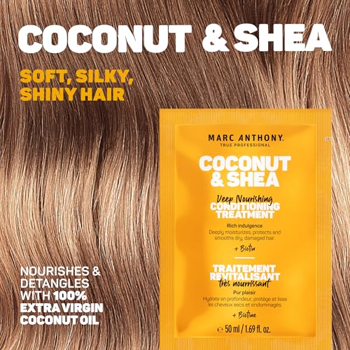 Marc Anthony Coconut Shea Deep Conditioning Hair Mask Sachets - Frizz Taming & Ultra Moisturizing