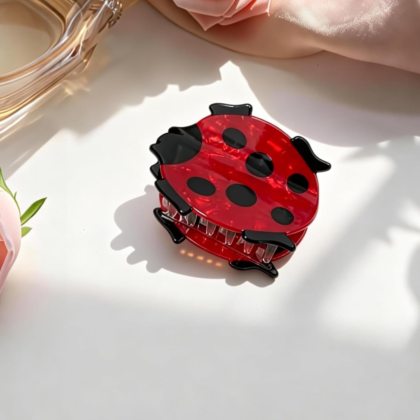 Ladybug Hair Claw Clips for Women - Cute Novelty Animal Accessories | Perfect for Birthdays & Holidays