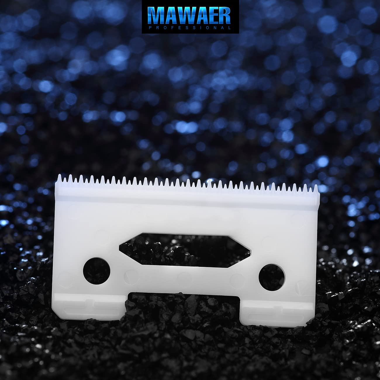 MAWAER Upgraded Universally Ceramic Stagger Tooth Blade for WAHL Hair Clipper Ceramic Movable Blade for WAHL Hair Clipper