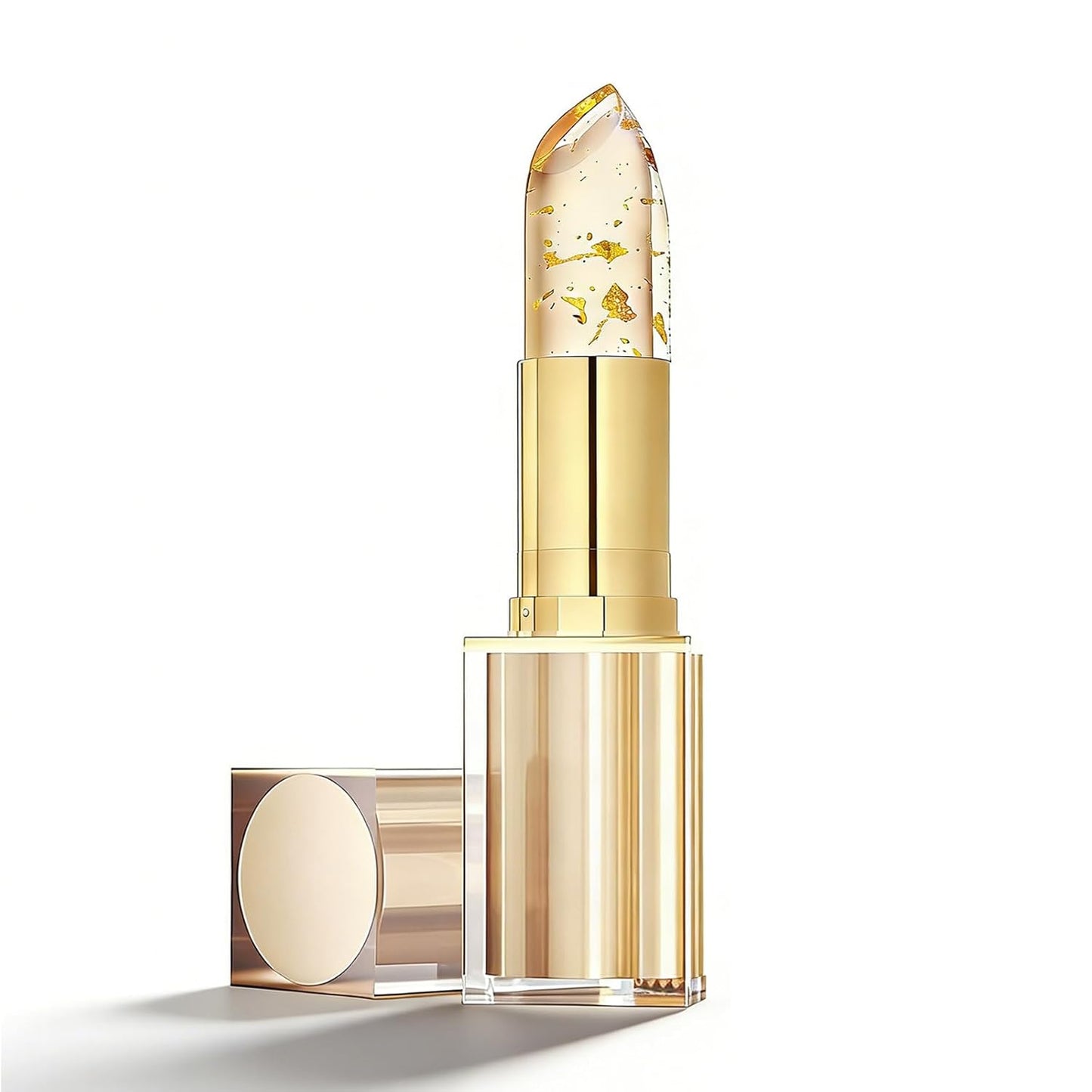 Color Changing Lipstick - Gold Crystal pH Moisturizing Lip Care | Long-Lasting & Transferproof (1pc)