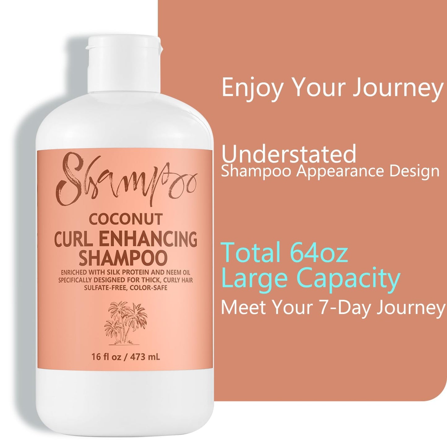 Leak-Proof Empty Shampoo Containers Set for Cruises (64oz Total) – Reusable for Travel, Beach, Events, Concerts – with Funnel, Easy to Fill & Pack in Checked Luggage