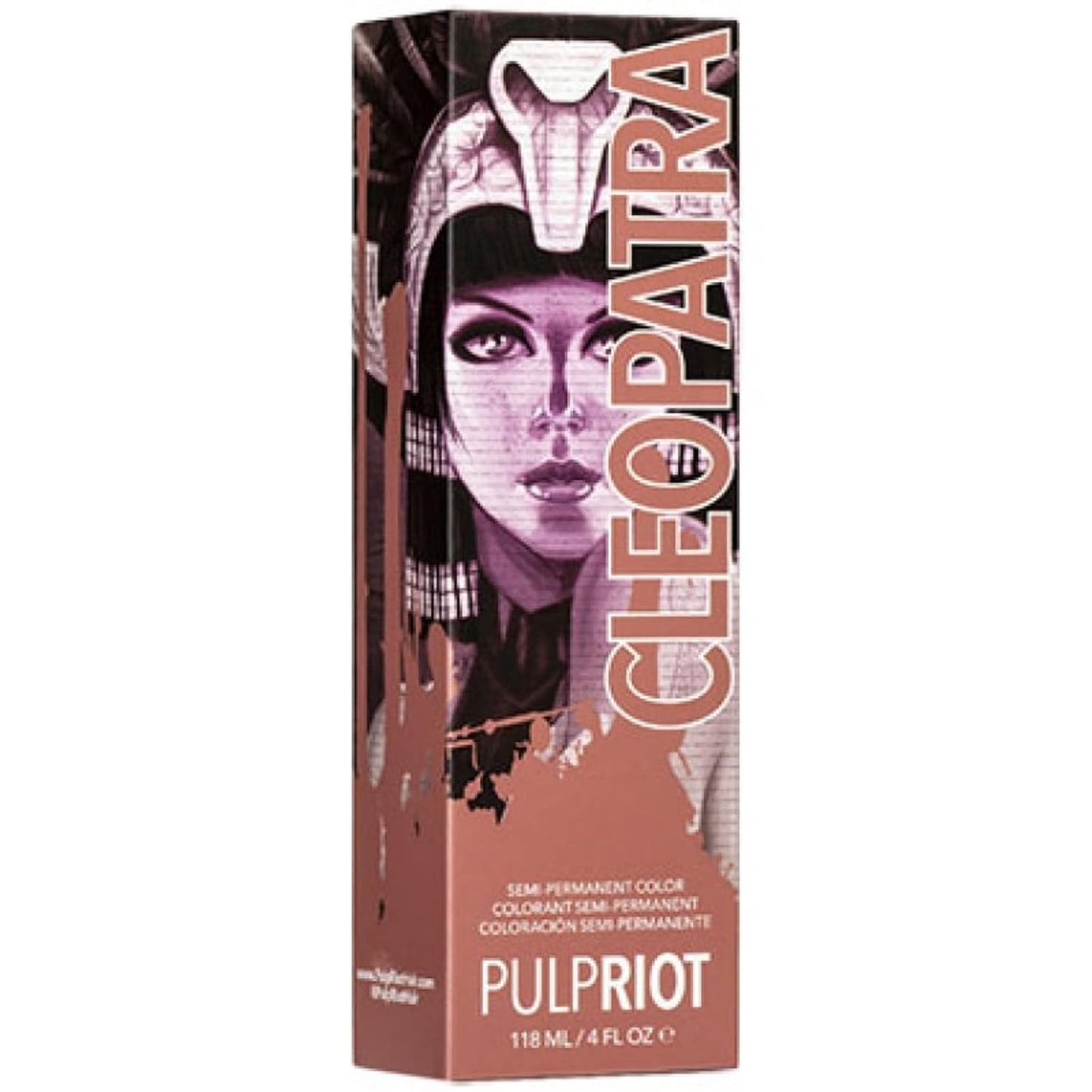 Pulp Riot Semi-Permanent Hair Color - Cleopatra | Vibrant 4oz Hair Dye for Bold Looks