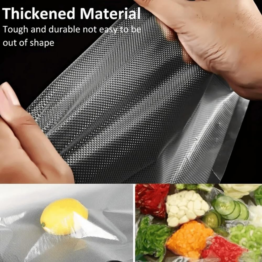 1 Roll Heavy-Duty Vacuum For Food Storage,6in*10ft Vacuum Sealer Storage Bags, Tear-Resistant & Durable, Great For Storage, Meal Prep And Sous Vide, Kitchen Accessories, Kitchen Storag, 6in*10ft