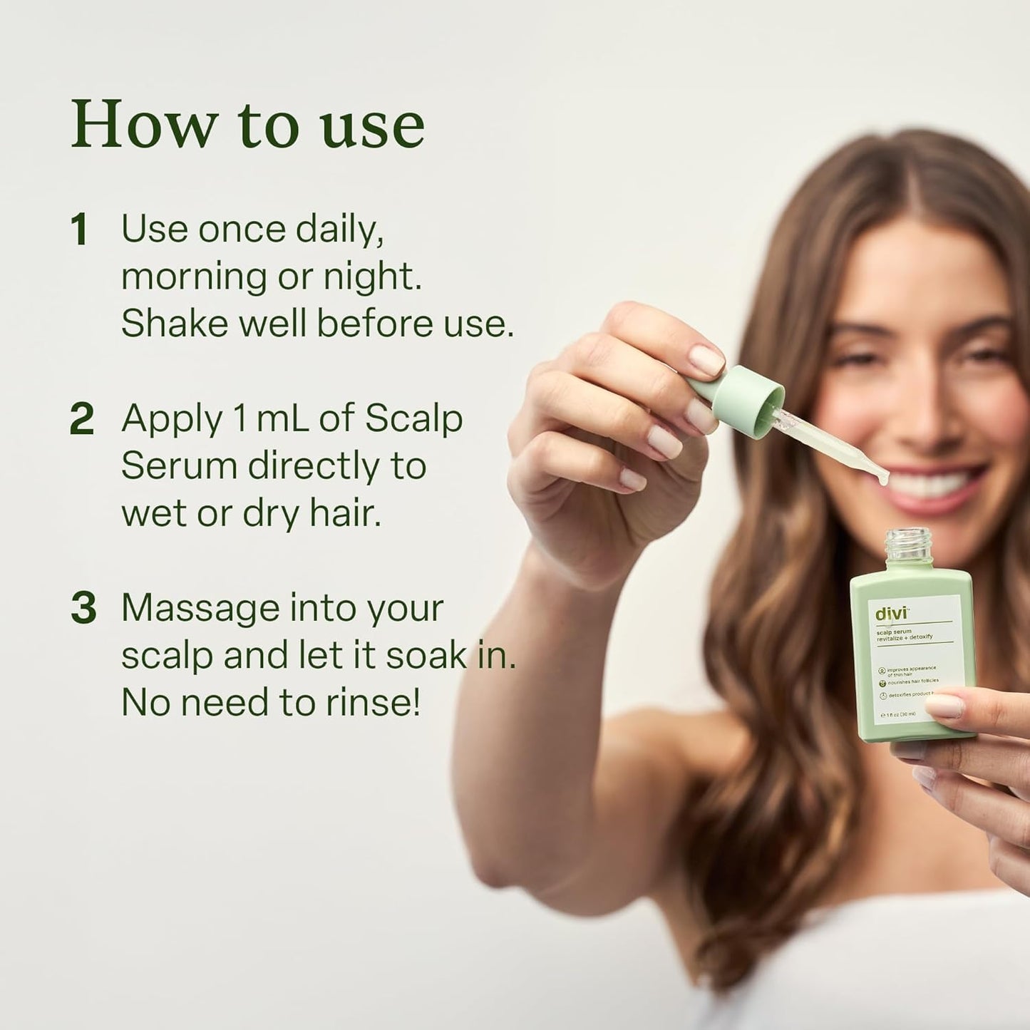 Divi Scalp Serum - Thinning Hair Treatment with Amino Acids, Caffeine & Rosemary Oil | Non-Greasy Formula for Healthy Scalp & Fuller Hair
