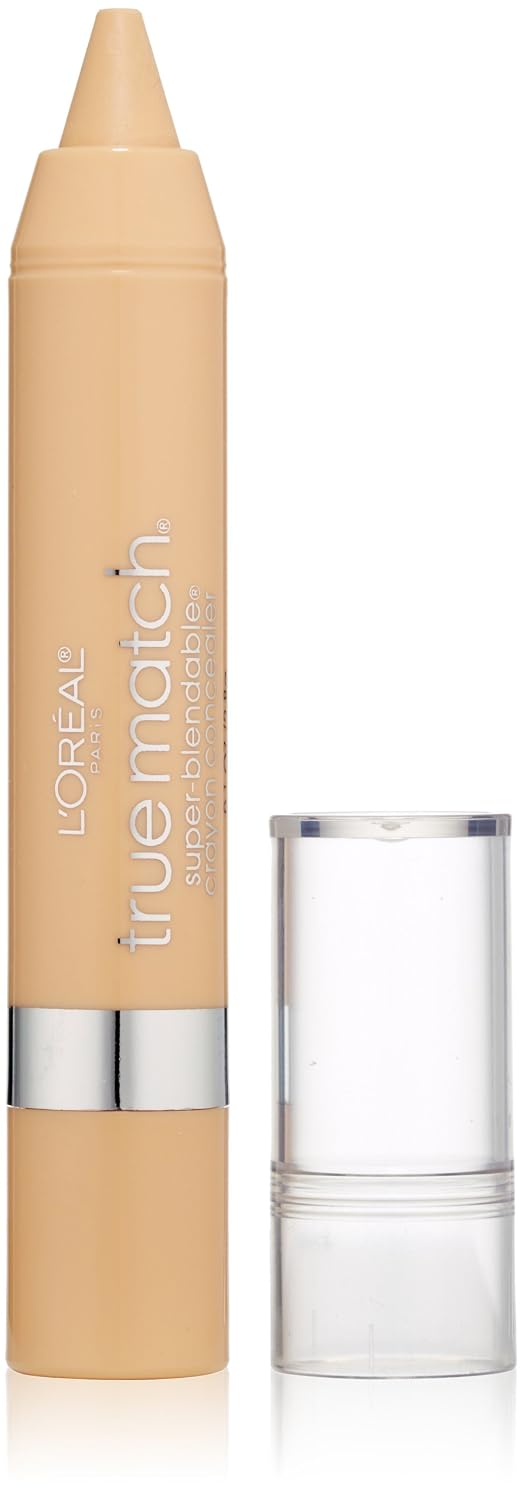 L'Oreal Paris True Match Crayon Concealer - Super-Blendable, Light/Medium Neutral | 0.10 oz (Pack of 2)