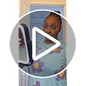 FUNTOUCH 30X/1X LED Travel Makeup Mirror, Rechargeable Lighted Mirror