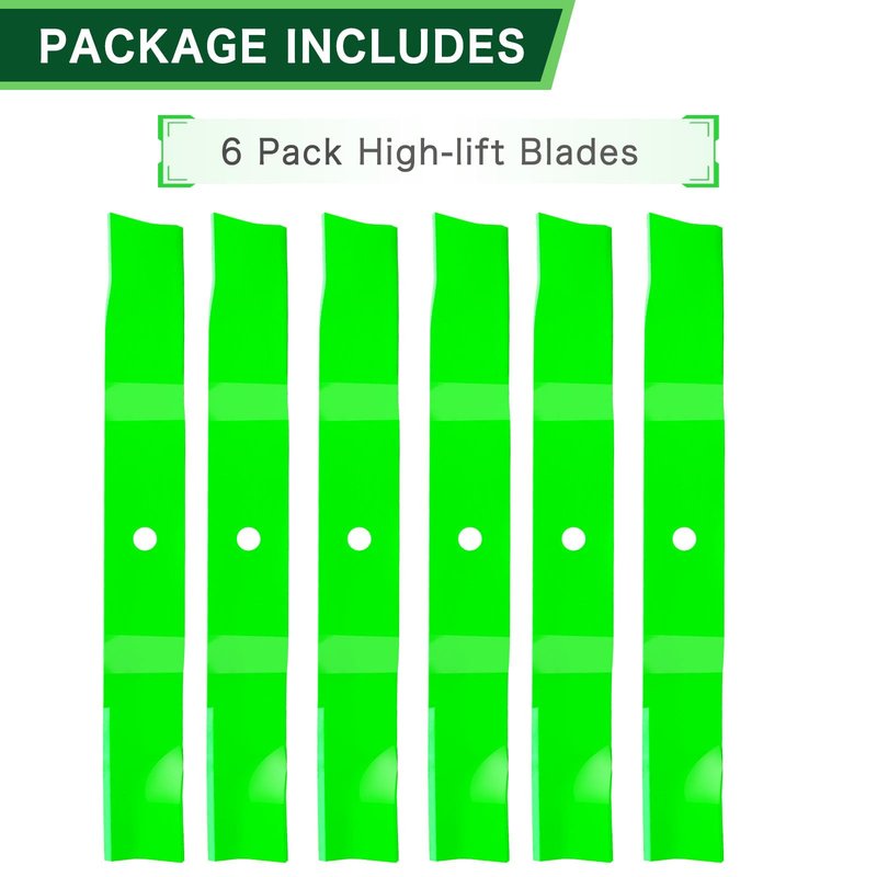 TENGMUJX 52 Inch Deck Mower Blades Fit for Ariens IKON X Edge IKON XL Gravely ZTX ZT XL Lawn Mower Replaces OEM 04771200 00450300 04794400 70716200 6 Pack