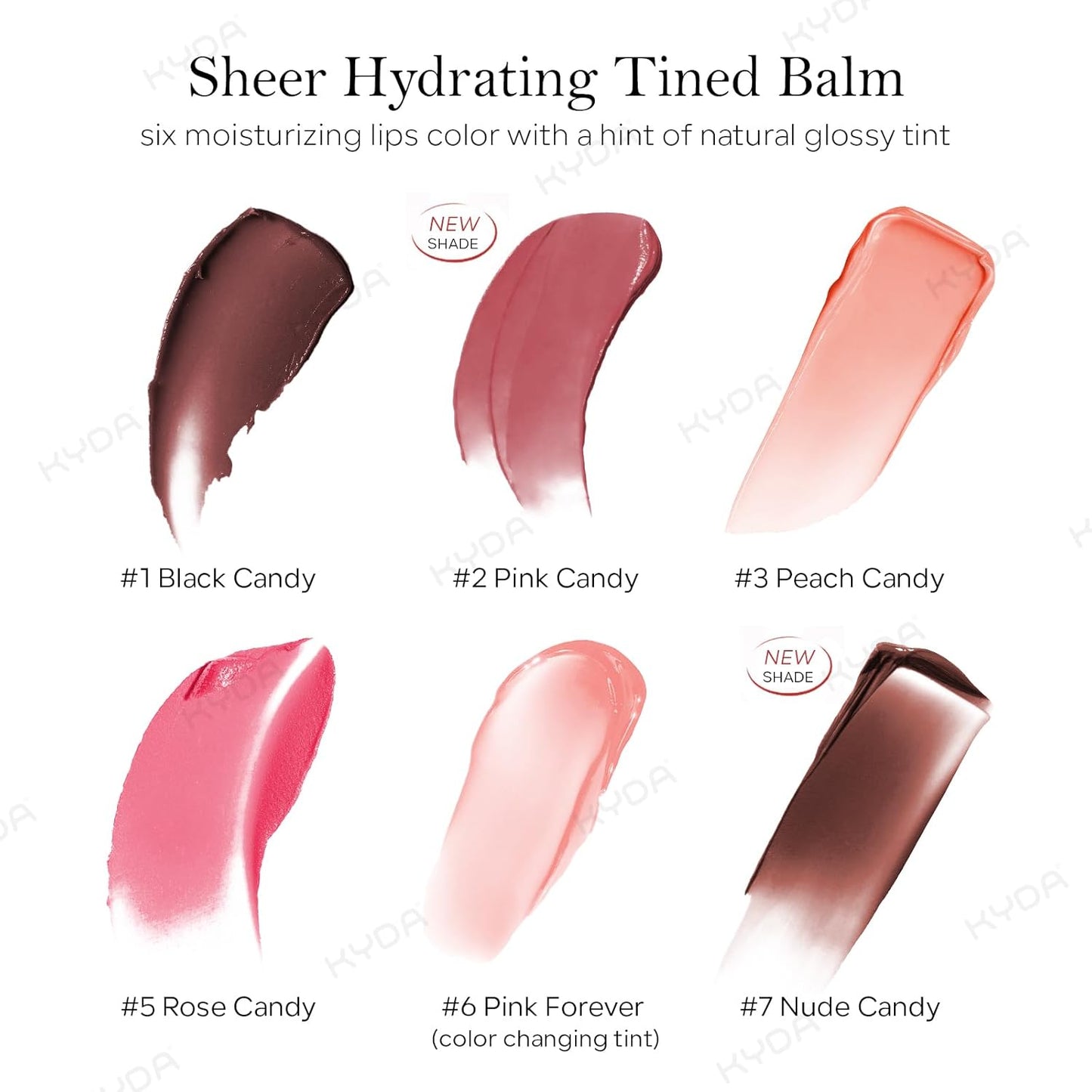 Honey Lipstick Tinted Lip Balm - Sheer Hydrating Formula for Moisturized Lips | 3 Colors Available
