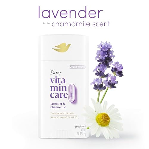 Dove Lavender & Chamomile Aluminum-Free Deodorant Stick, 2.6 oz