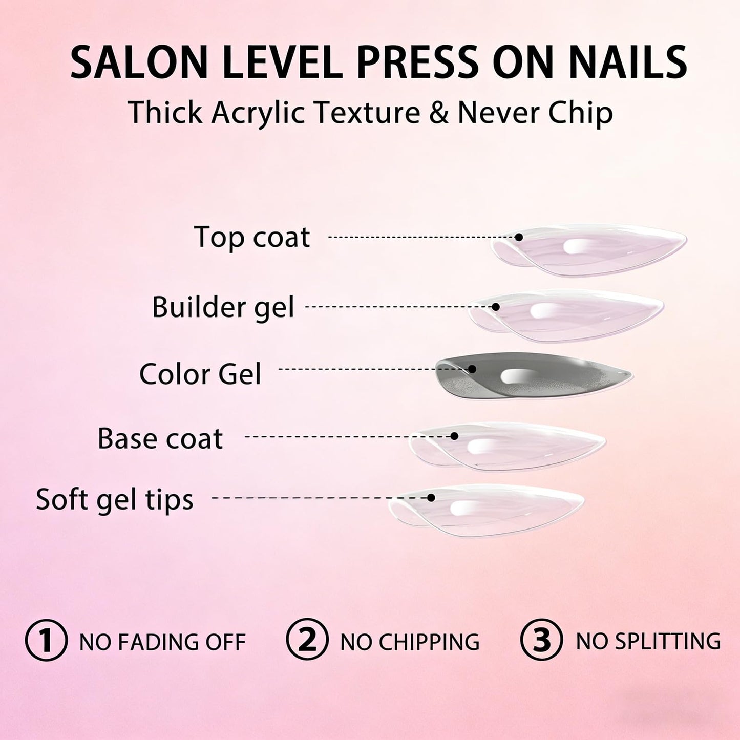 Brown Press on Nails Almond Medium Tortoise Shell Nails Press on Fake Nails with Designs Cheetah False Nails Gel Artificial Acrylic Nail Black Fingernails Full Cover Stick on Nails for Women 24Pcs