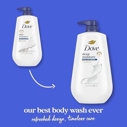 Dove Deep Moisture Body Wash 30.6 oz - Hydrating & Sulfate-Free