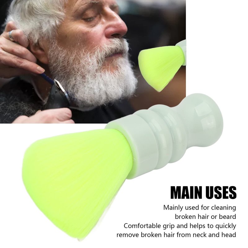 Neck Duster Brush Barber Hairdressing Hair Cutting Cleaning Brush Soft Nylon Brush Hair