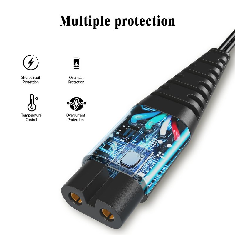 BOEEA USB Charging Cable Cord for oneisall Low Noise Dog Clippers Model RFC-676 Only- Fit for oneisall Rechargeable Stainless Steel Blade Pet Shaver