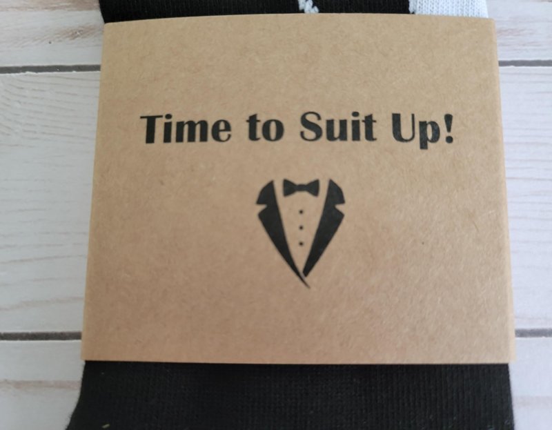 Eco Treasures Market Groomsmen Socks Set of 6, Groomsmen Usher Gift, Groomsman Proposal Box, Best Man Gift, Funny Sock, Groomsman Proposal Box, Premium Bamboo Sock, Novelty Socks