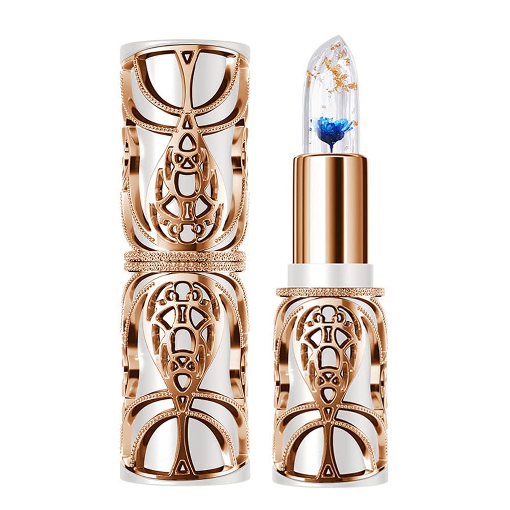 Crystal Flower Color Changing Lip Balm - Nutritious Jelly Gloss | Blue Flower