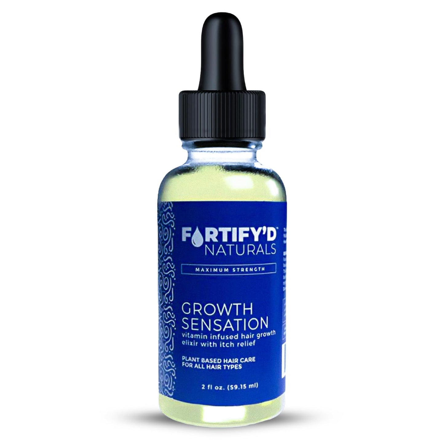 Hair Growth Elixir - Advanced Serum for Thicker, Fuller Hair | Dandruff Relief & Itch Relief | Oil-Free, Vegan