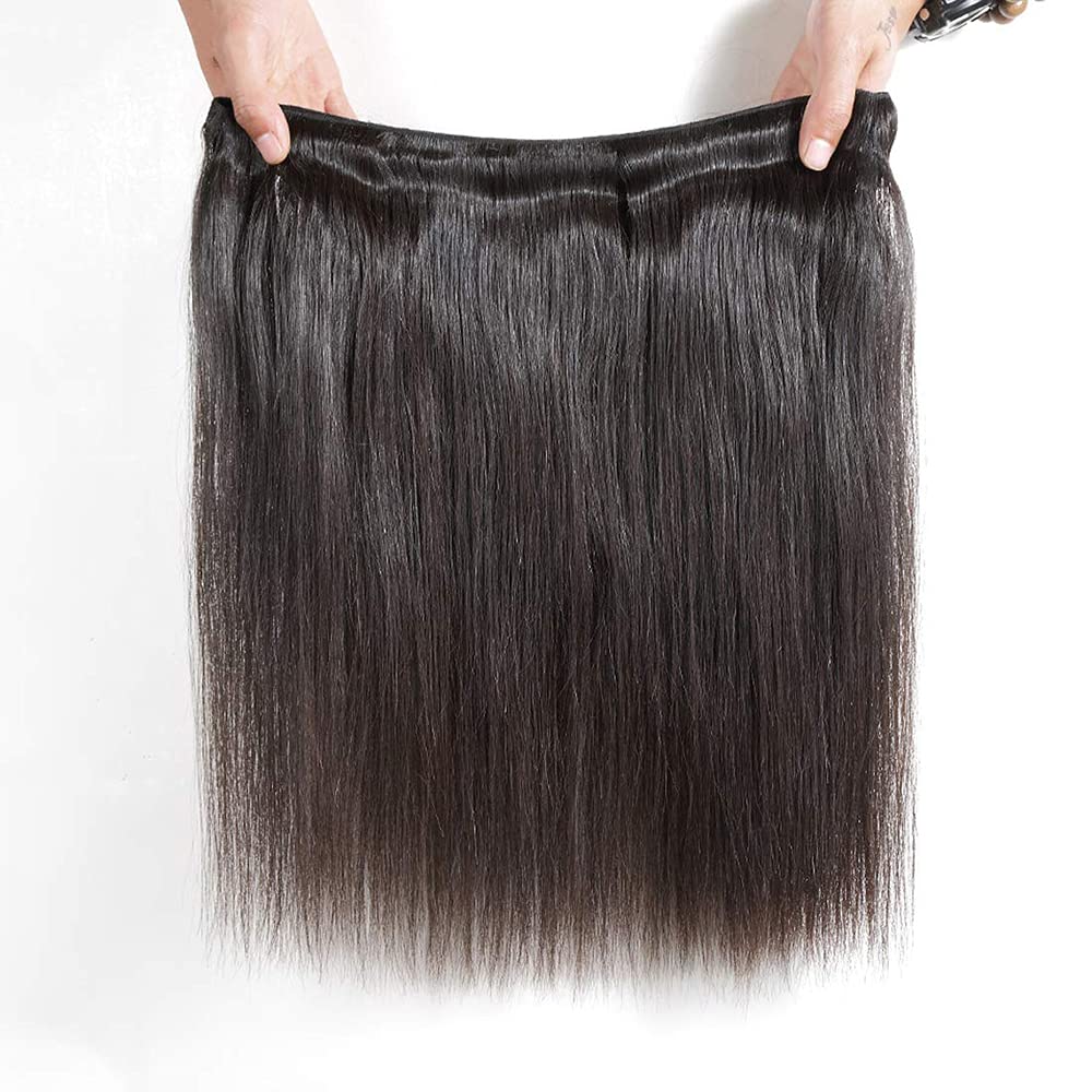 Straight Bundles Human Hair Black Human Hair Bundles Straight Black Bundle Unprocessed Virgin Bundle 150g 14 16 18 Inch