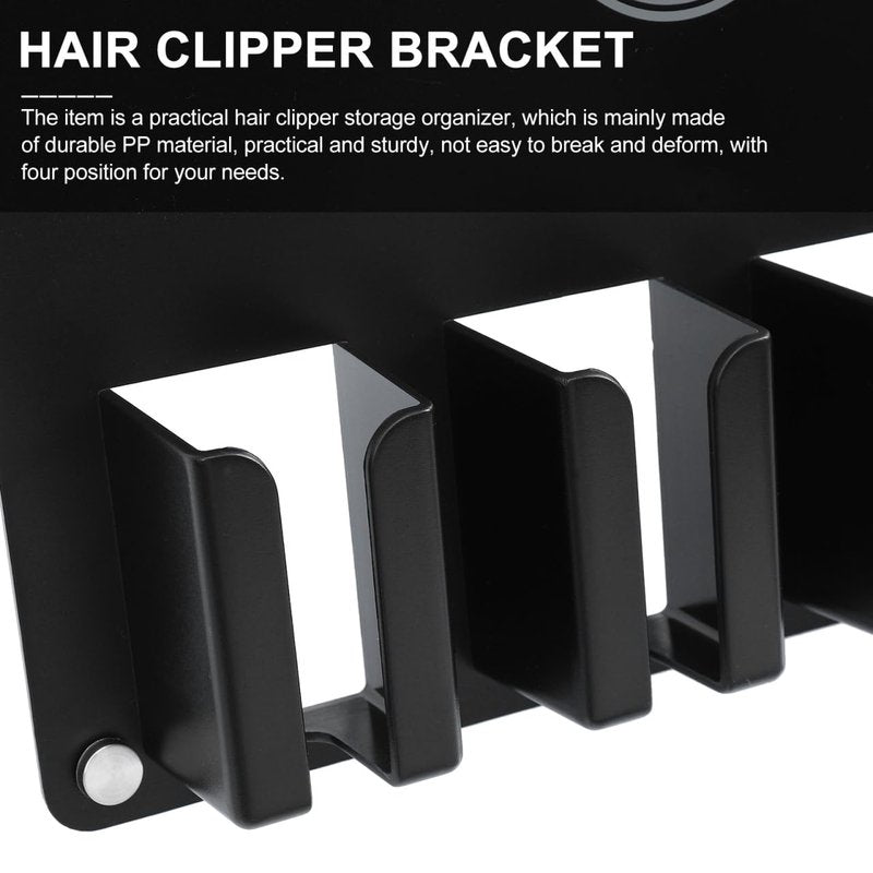 POPETPOP Hair Clipper Holder - Wall-Mounted Hairdressing Trimmers Storage Rack, Electric Hair Clipper Organizer, Barber Station Organizer
