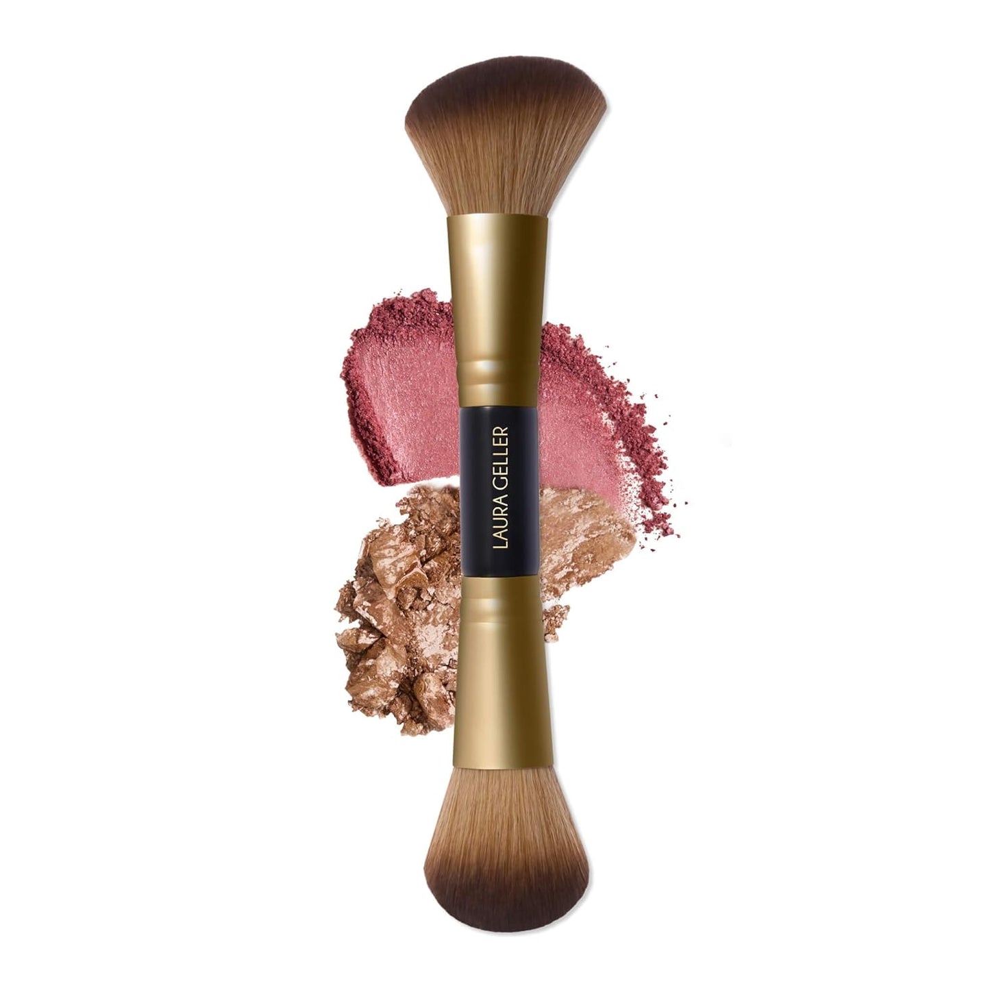 Professional Makeup Brushes - Cruelty-Free Dual-Ended Lip & Eyeshadow Brush Set | 22 Pieces