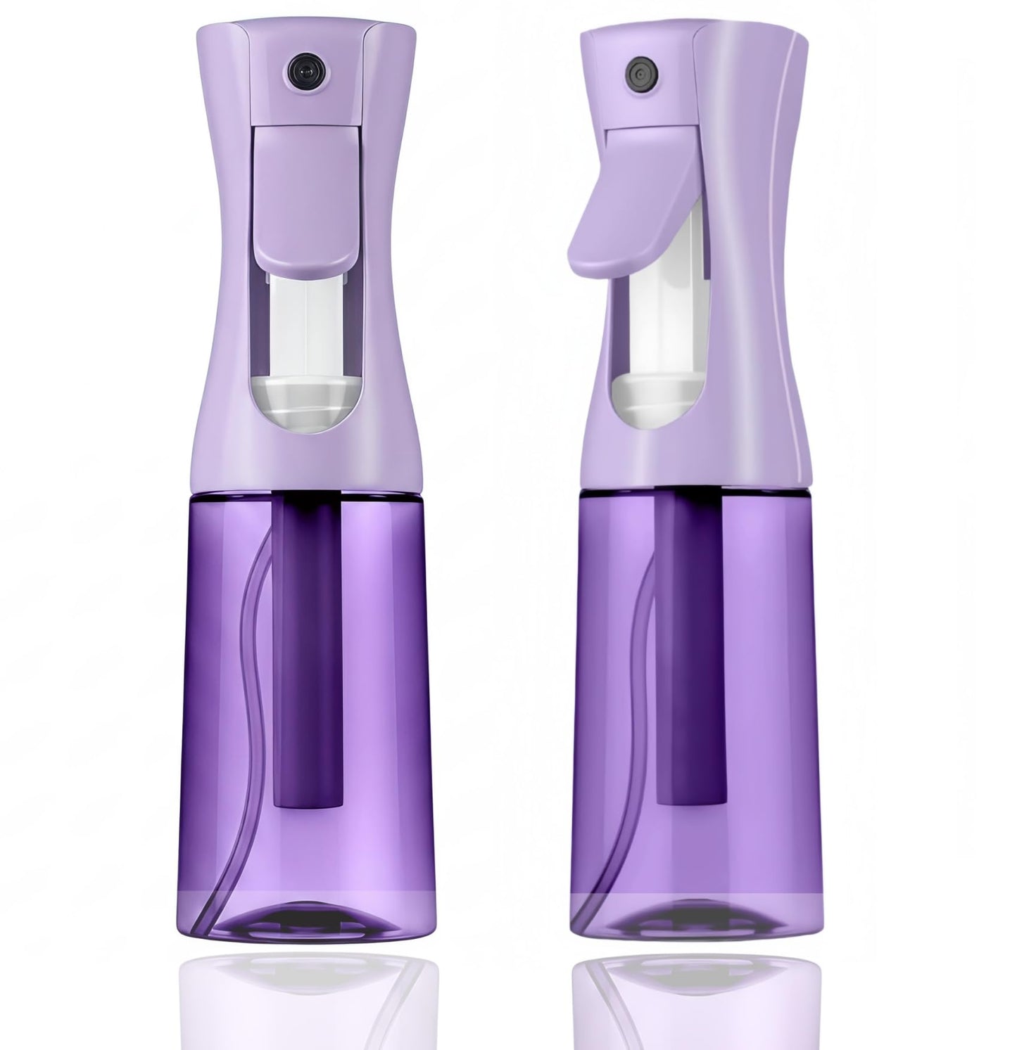 HIVEKLY Spray Bottle For Hair,Continuous Spray Bottle, Empty Spray Bottles – Recycled Hair Misting Sprayer for Styling, Cleaning, Plants, Barbers (Purple)