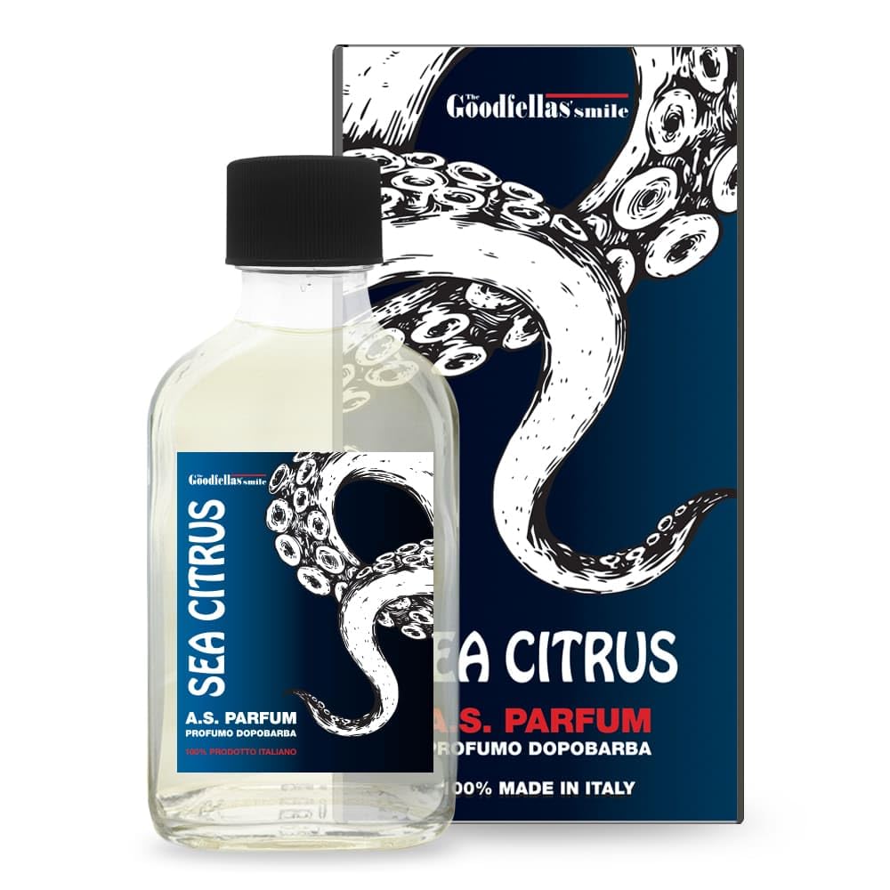 The Goodfellas' smile, SEA CITRUS (Sea Air with Lemon) Aftershave Lotion, Refreshes & Tones, 100ml, Made In Italy