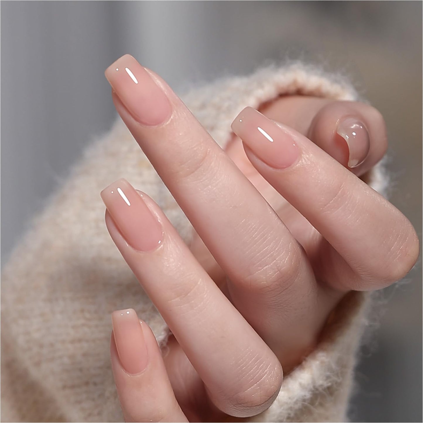 Pastel Gel Nail Polish - 16ml Pink Soak Off UV Light Cure Gel for Spring Summer | Macaron Baby Pink