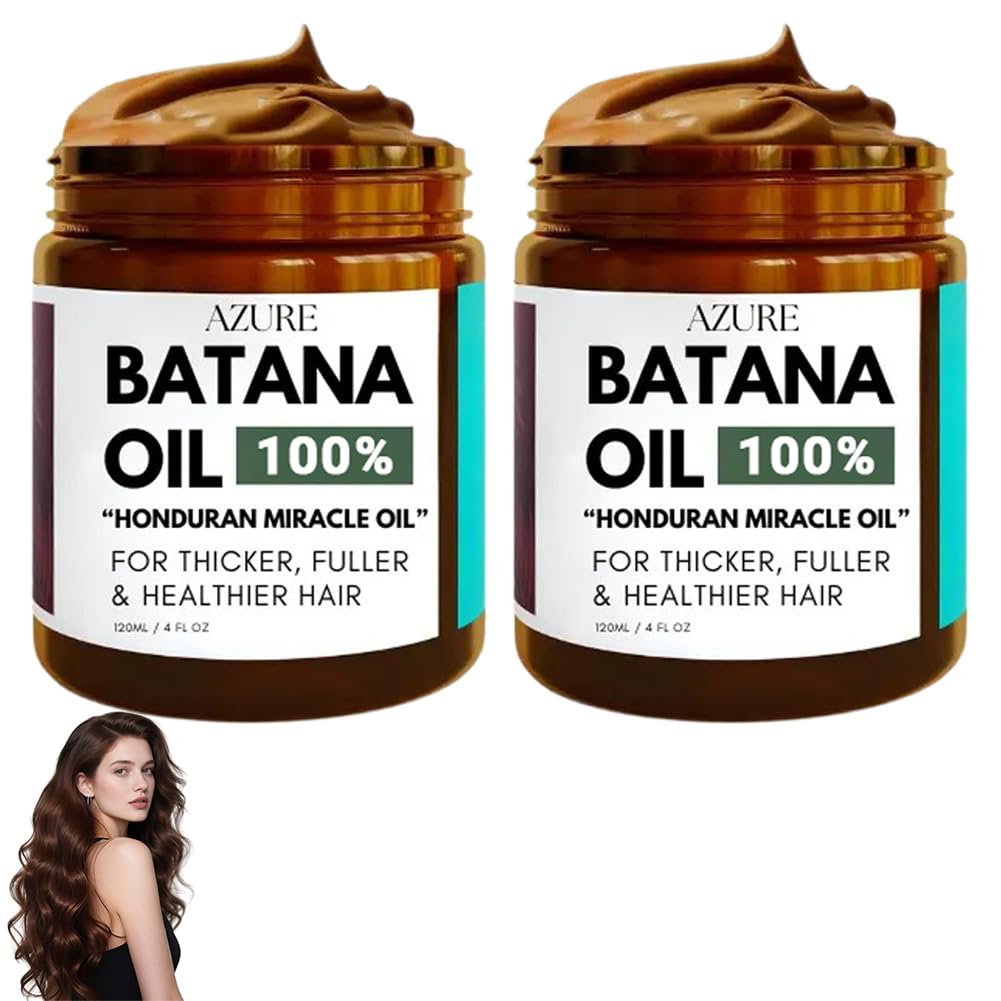 Azure Batana Oil for Hair Growth - 100% Pure Hydrating Oil for Thicker, Stronger Hair | 2 oz