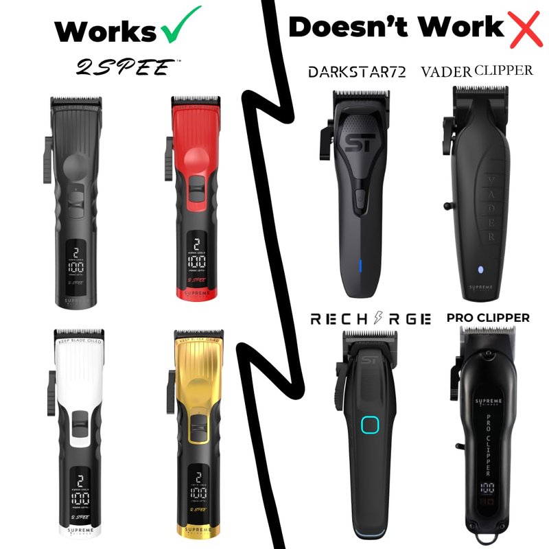 Supreme Trimmer Detachable Fade Blade for 2Spee Clipper – Removable Blade (Compatible with 2SPEE Clipper STC922) | CF88R