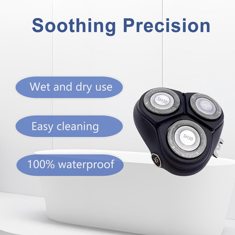 S3000 Replacement Heads Compatible with Phili*s Norelco Shaver Series 3000,Razor Replacement blades for S3000 Series S3206 S4303
