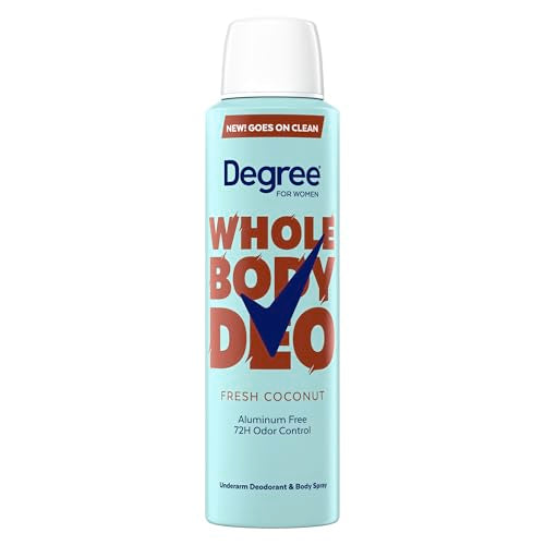 Degree Women's Whole Body Deodorant Spray - Fresh Coconut, 2.9 oz