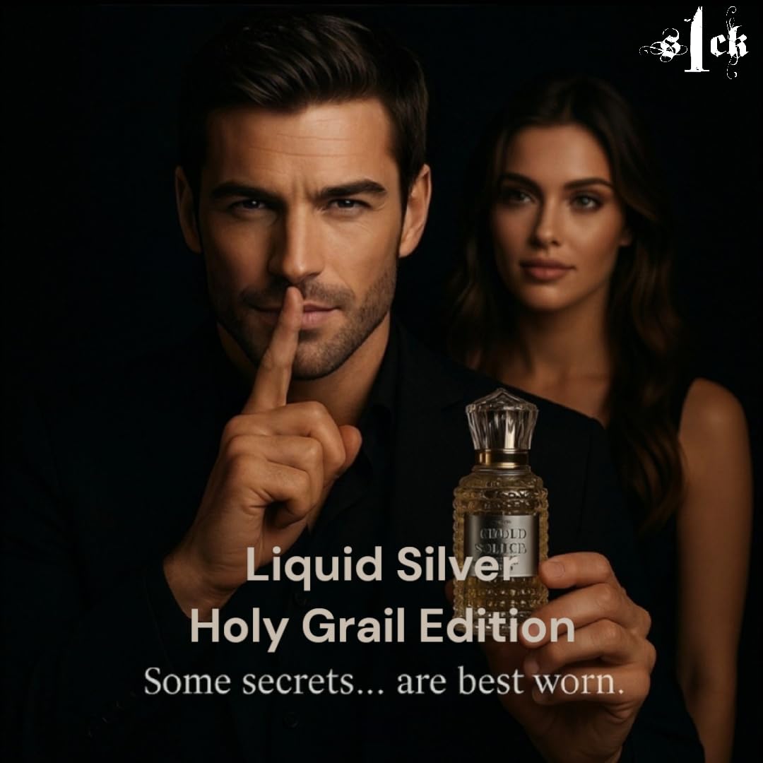 Liquid Silver Pheromone Cologne for Men - USA-Made Bold Strength Scent | Lasting Attraction Spray