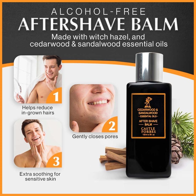 Cedarwood & Sandalwood Aftershave Balm