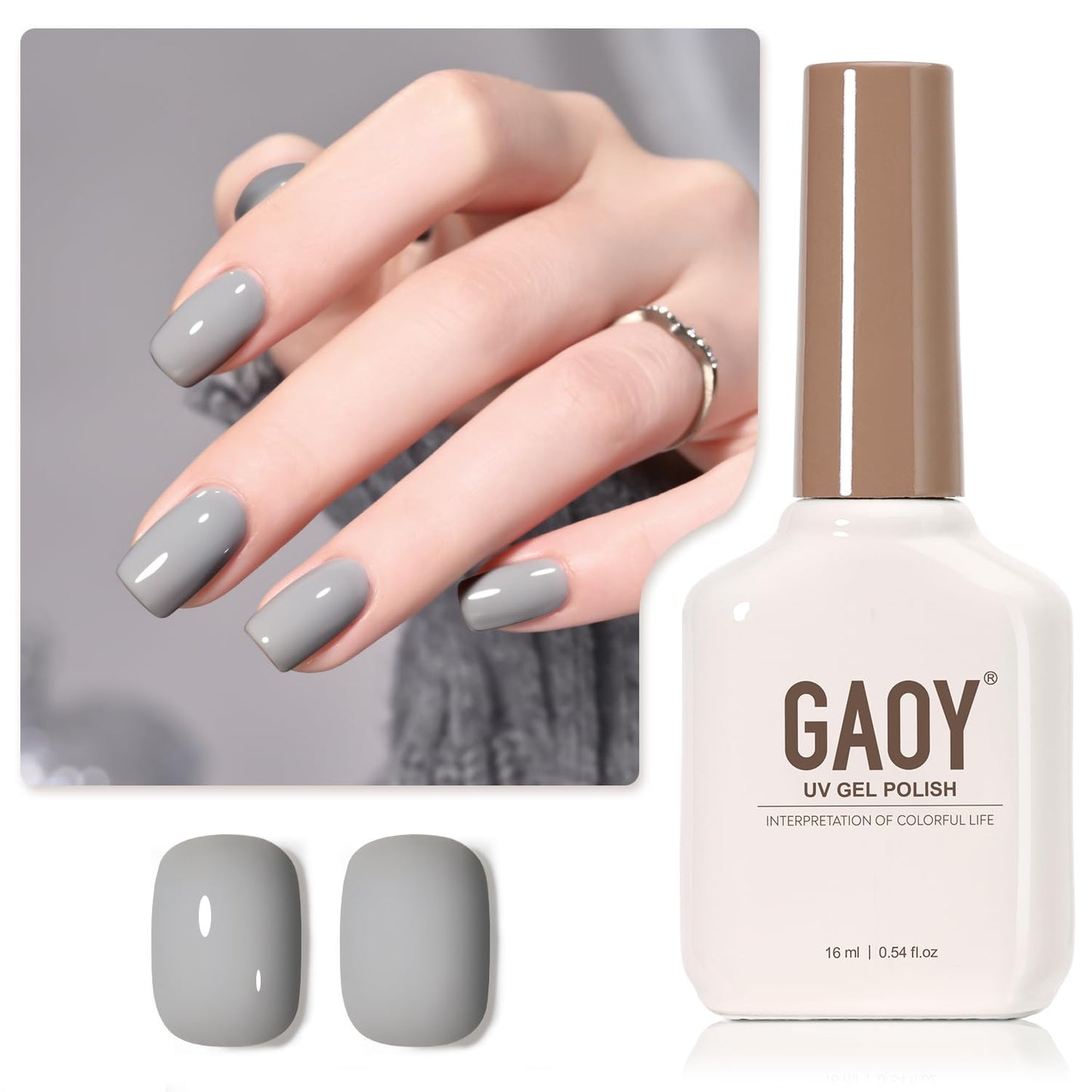 Sheer Light Pink Gel Nail Polish - 16ml UV Cure Jelly Milky White Peach for DIY Manicure & Pedicure